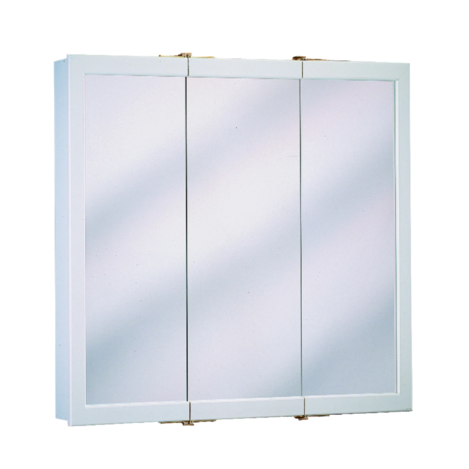 White 24 In. W X 28 In. H X 4.5 In. D Tri-view Medicine Cabinet