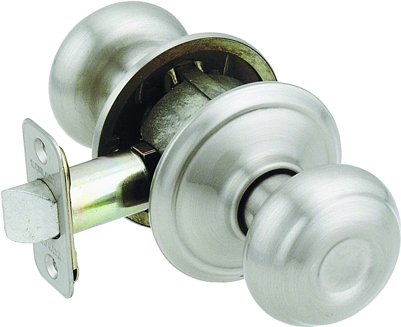 Georgian Satin Nickel Hall & Closet Door Knob - Model F10geo619
