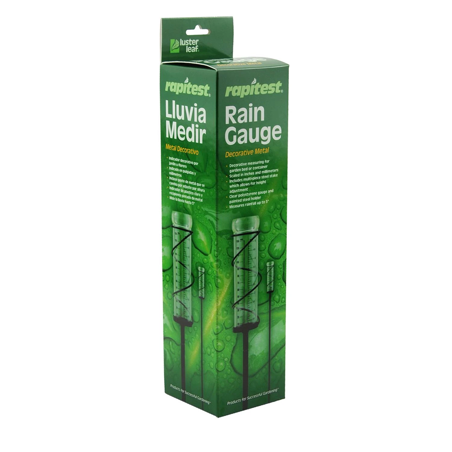 Decorative Rain Gauge Stake 2 In. W X 5 In. L - Model 1646