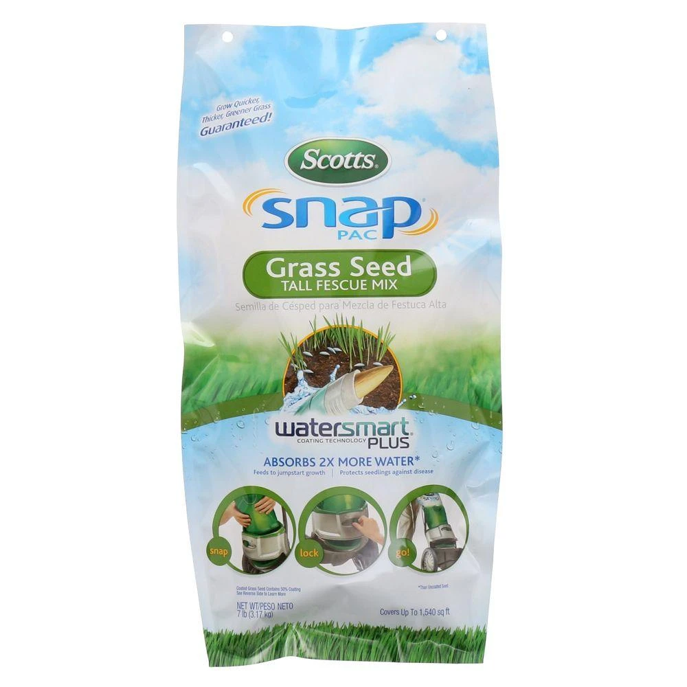 Scotts Snap Pac 7 Lb. Tall Fescue Grass Seed For Lush Lawns