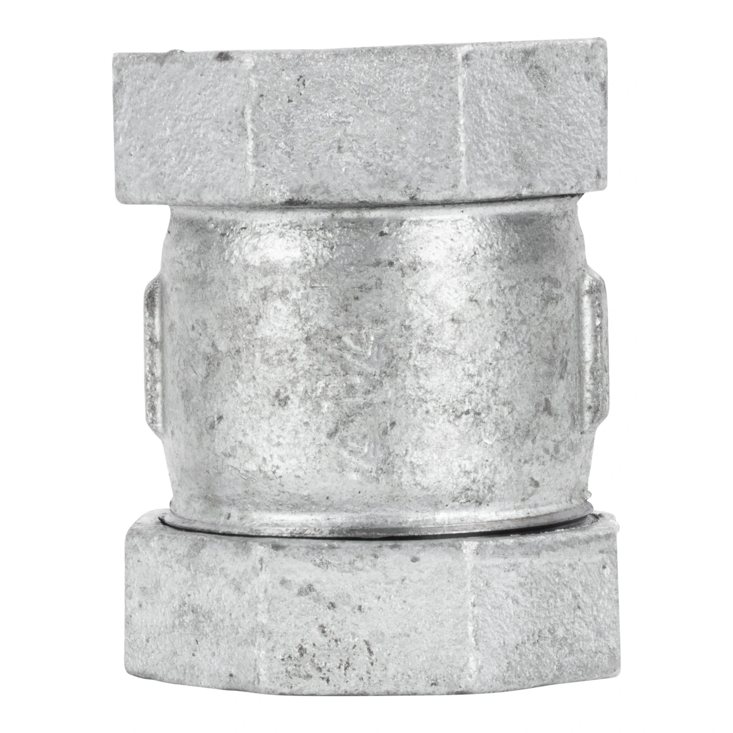 1-1/4 In. Compression Galvanized Malleable Iron Coupling 3 In. Length