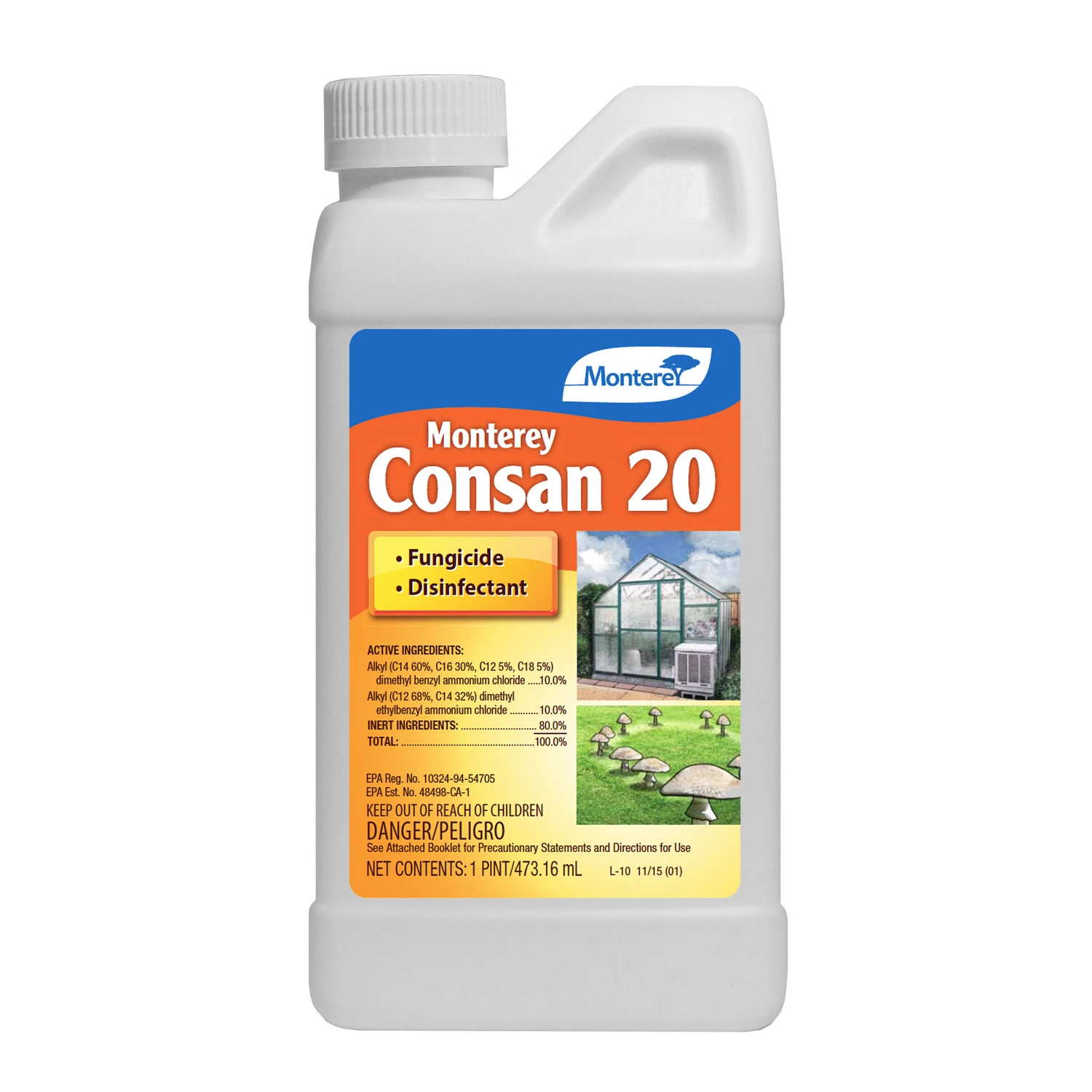 Consan 20 Concentrated Liquid Disease And Fungicide Control 16 Oz.
