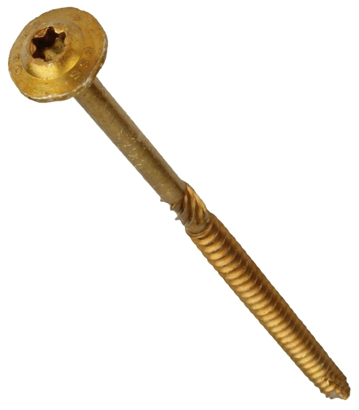 GRK Fasteners 3/8 in. in. X 10 in. L Star Washer Head Self Tapping Structural Screws