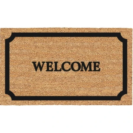 Decoir Welcome In Border Entrance Door Mat 19.5" X 29.5"