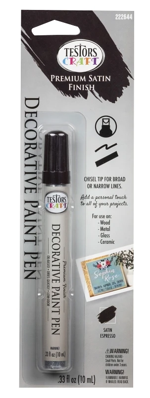 Rust-oleum American Accents Satin Decorative Paint Pen, Espresso, 0.33 Oz