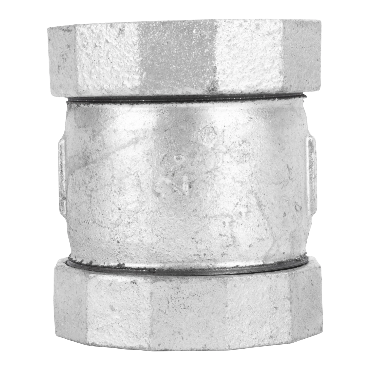2 In. Compression X 2 In. D Compression Galvanized Malleable Iron 3 In. L Coupling