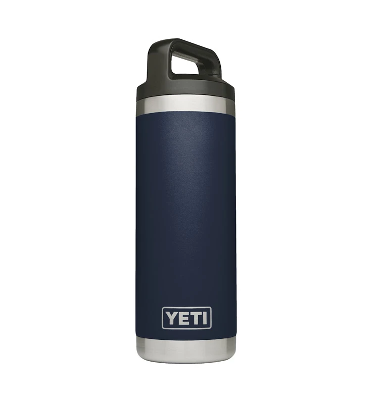 Rambler 18 Oz Navy Stainless Steel Bpa Free Insulated Bottle With Chug Cap