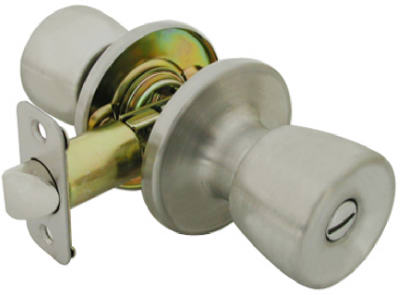 Tru-guard Ts610 Satin Stainless Steel Tulip-style Privacy Lockset - 12 Pack