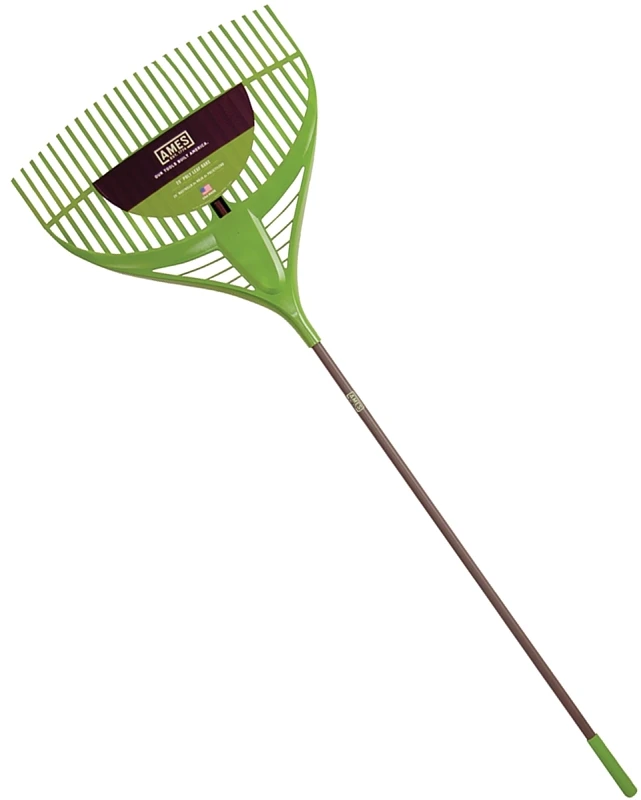 Collector 72 In. Leaf Rake With 26 Poly Tines And Steel Handle