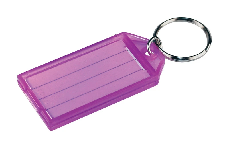 Hillman Metal/Plastic Assorted ID Tag Key Ring Hillman Metal/Plastic Assorted ID Tag Key Ring