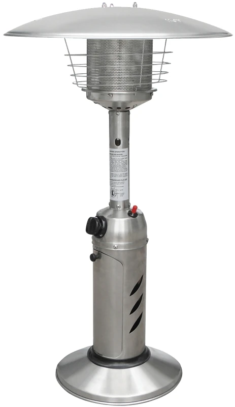 Hps-c-ss Portable Stainless Steel Tabletop Patio Heater 11,000 Btu