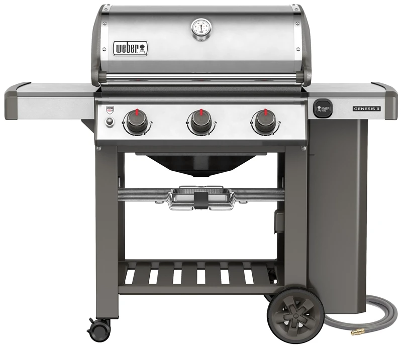Genesis Ii S-310 Stainless Steel 3-burner Natural Gas Grill With Thermometer