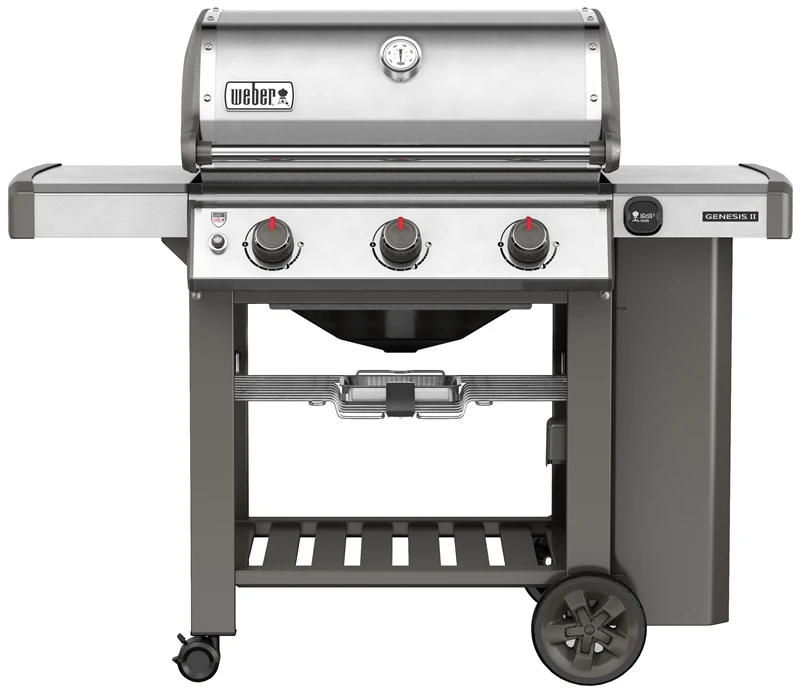 Genesis Ii S-310 Stainless Steel 3-burner Liquid Propane Gas Grill With Thermometer