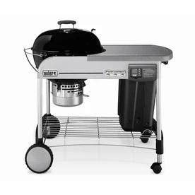 Performer Platinum 22.5-in Black Porcelain-enameled Kettle Charcoal Grill