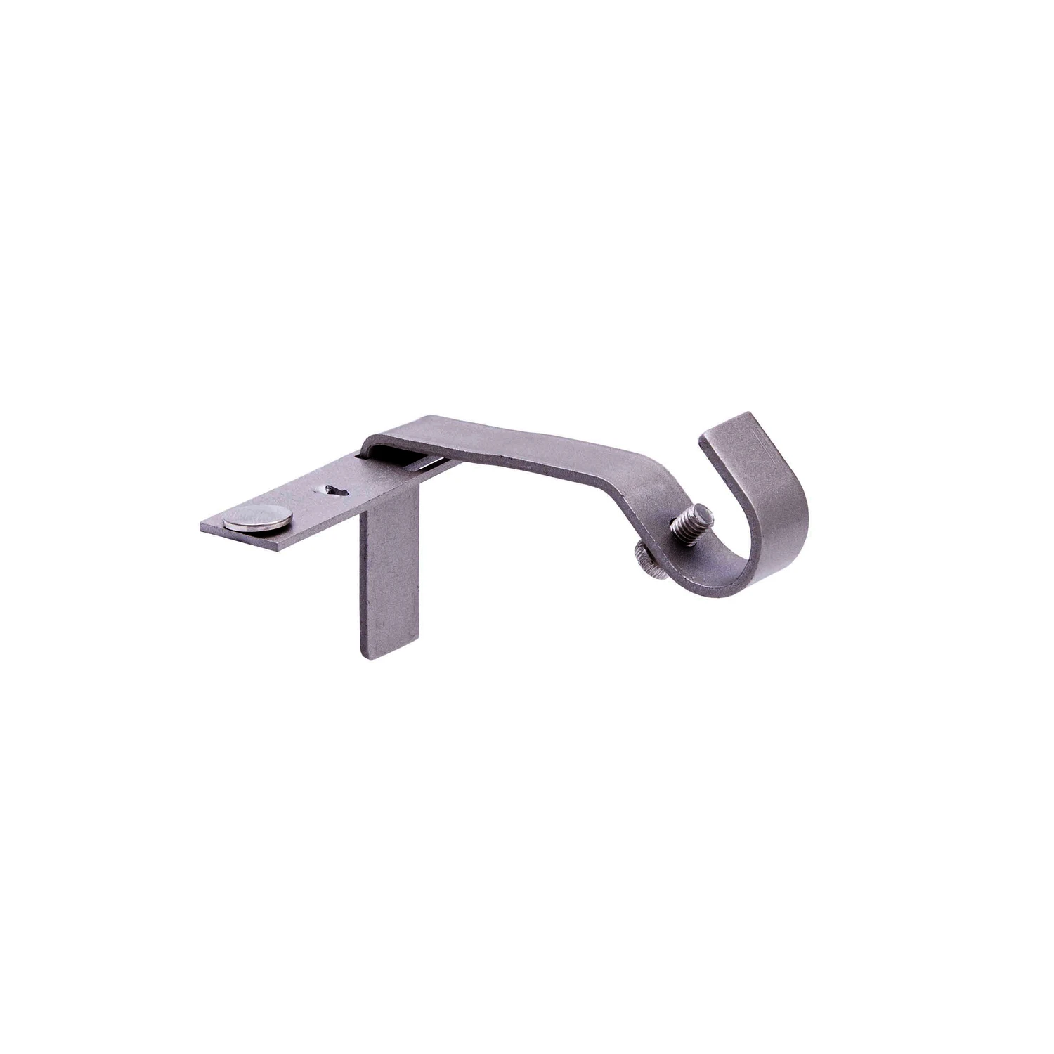 Fast Fit No-Measure Curtain Rod Bracket, 5/8 In. Rods, Pewter