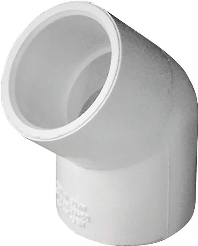 3/4-in Diameter 45-degree Pvc Schedule 40 Elbow Pipe Fitting