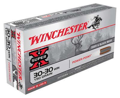 Super-x .30-30 Caliber Rifle Ammunition, 150 Grain, 20 Rounds