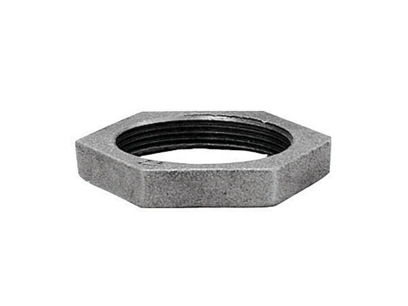 Three Quarter Inch Galvanized Steel Pipe Locknut for Secure Plumbing Connections