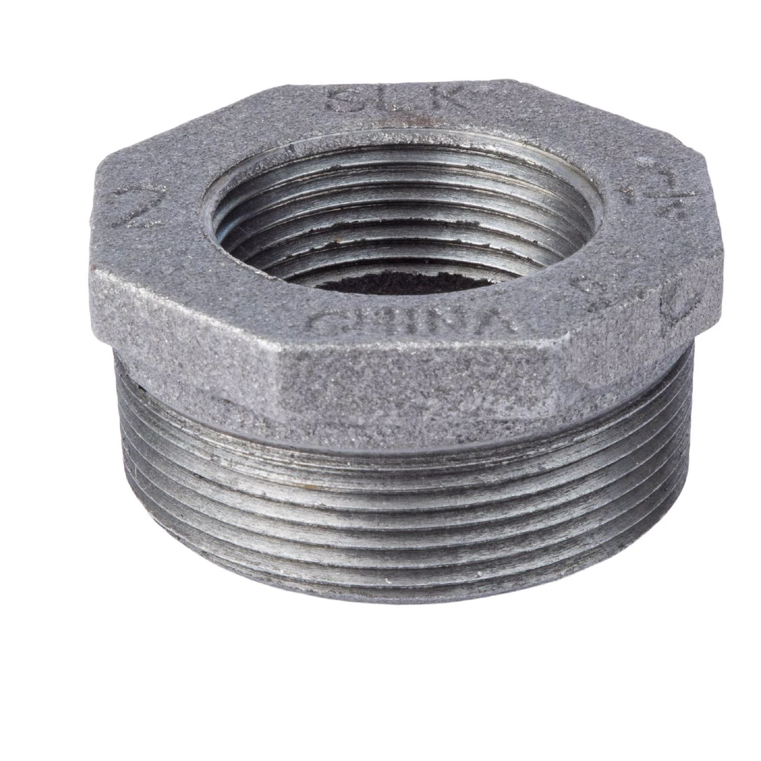 2 In. Mip X 1-1/4 In. D Fip Black Malleable Iron Hex Bushing