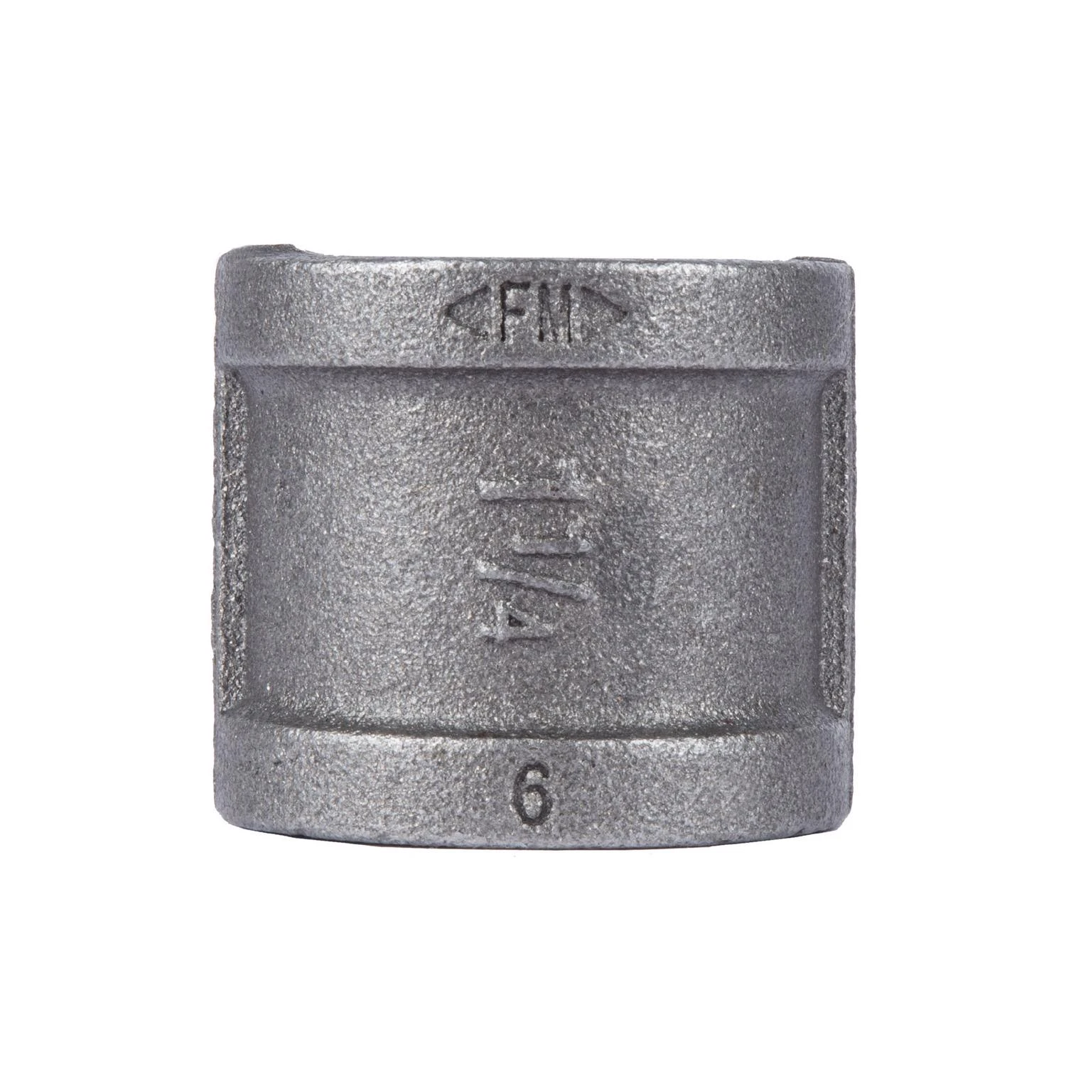 1-1/4 In. Fip Black Malleable Iron Coupling For Gas And Air Applications