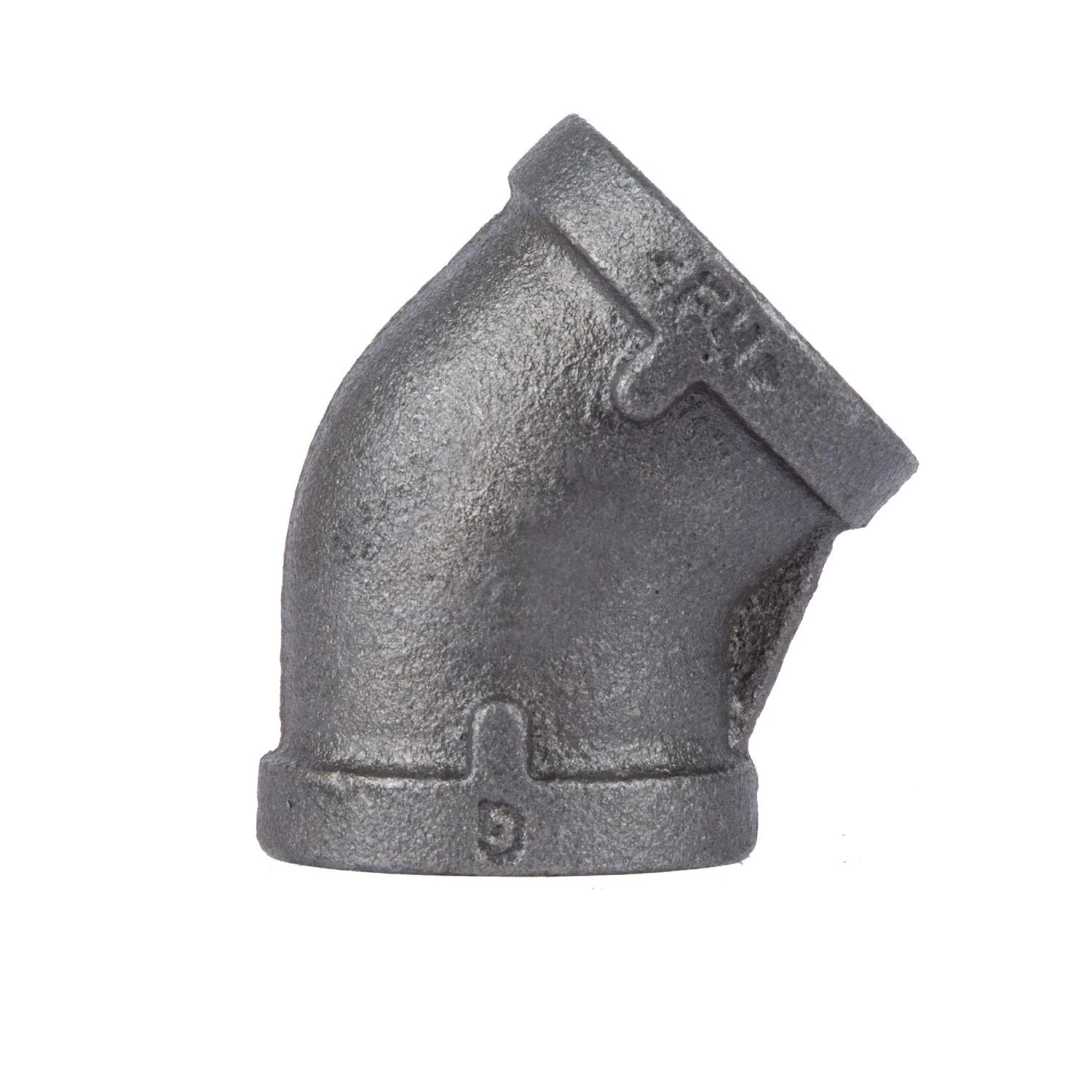 1/4 In. Fip Black Malleable Iron 45 Degree Elbow - Model 310ue45-14