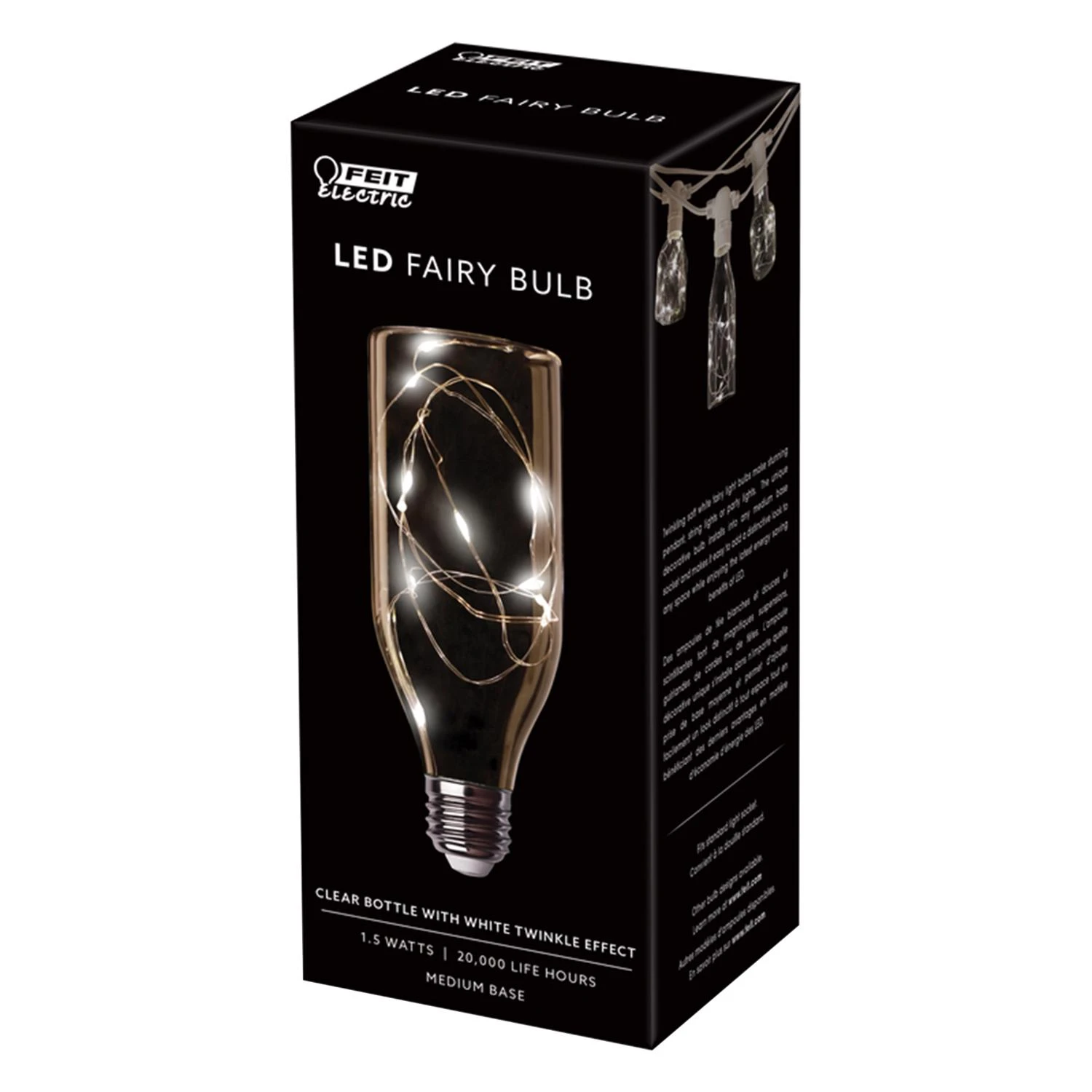 3929791 3 watt 60 Lumen Fairy Bottle LED Bulb&#44; Soft White