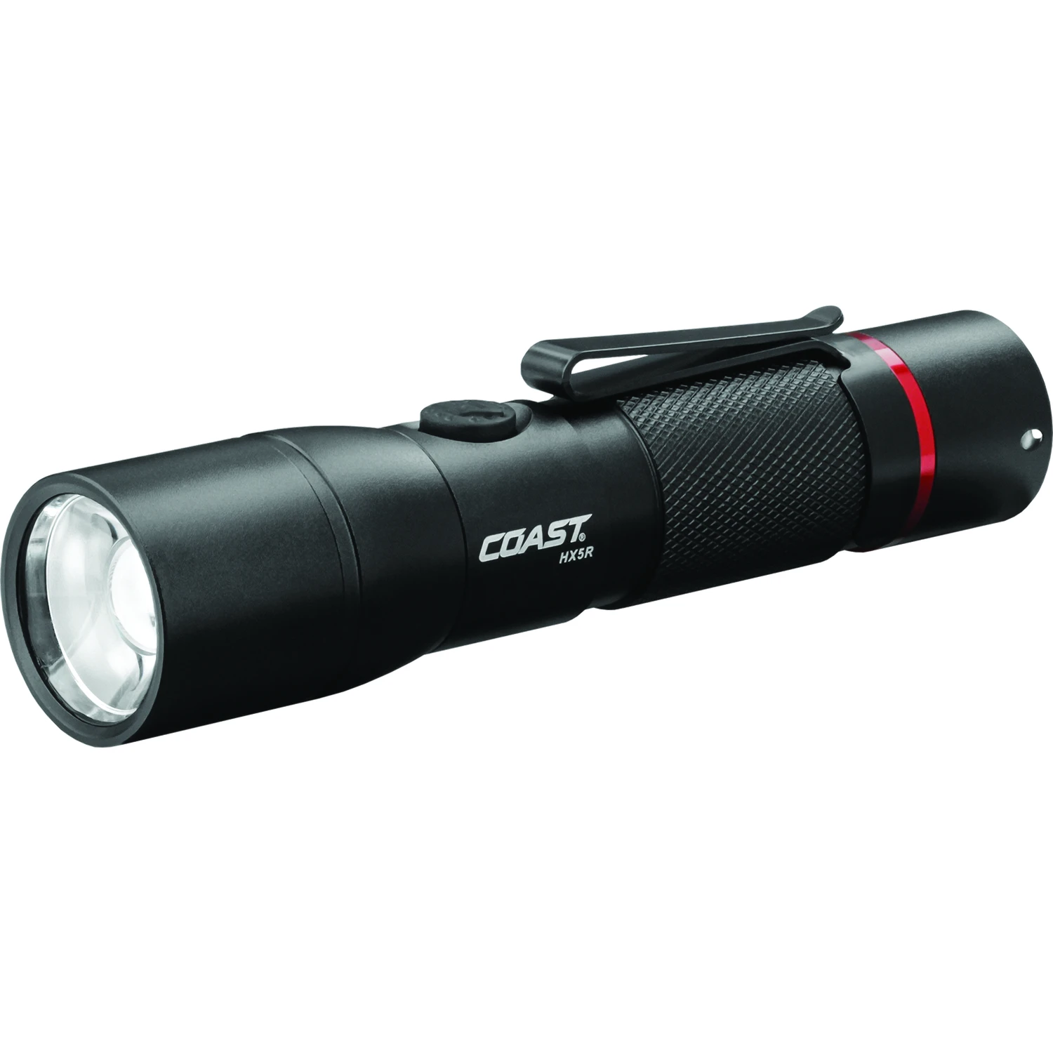 Coast Hx5r 340 Lumen Black Led Rechargeable Flashlight With Cr123 Battery