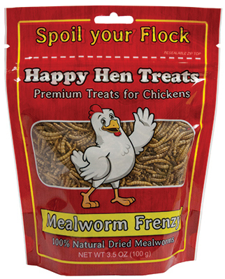 Poultry Treats, Mealworm, 3.5-oz.
