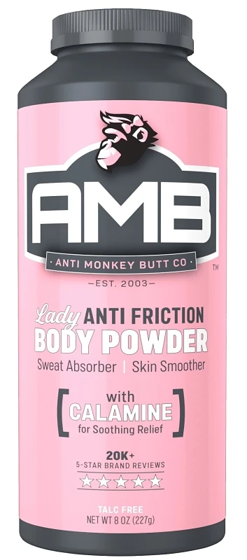 Lady Anti Monkey Butt 8 Oz. Satin Smooth Anti-friction Body Powder
