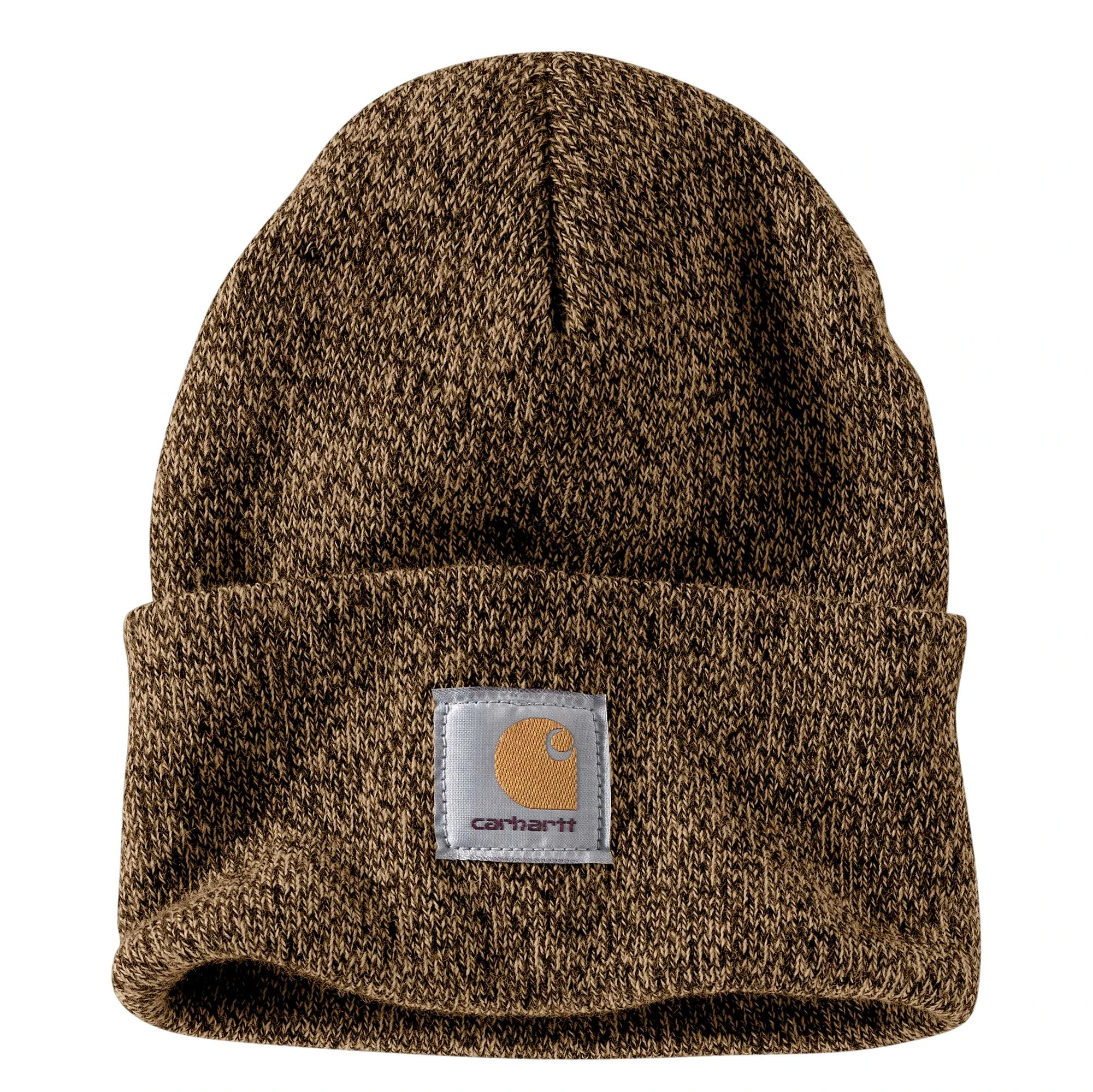 Men's Knit Cuffed Beanie - Dark Brown/sandstone - One Size