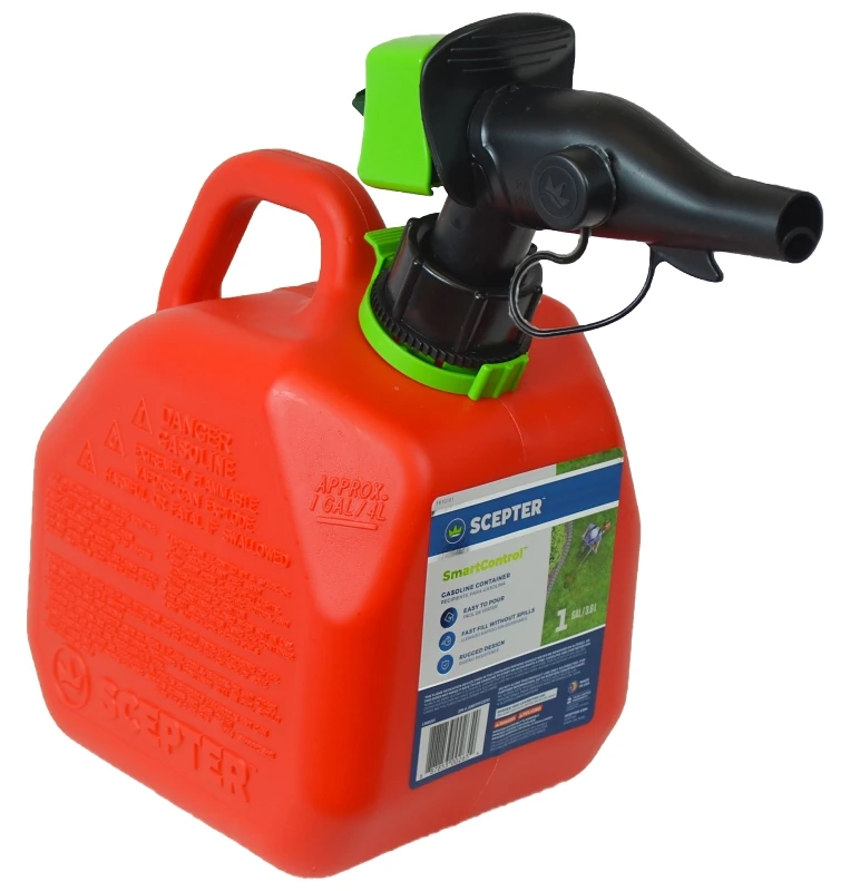 Smartcontrol Gas Can, 1 Gallon, Adjustable Flow Rate With Flame Mitigation