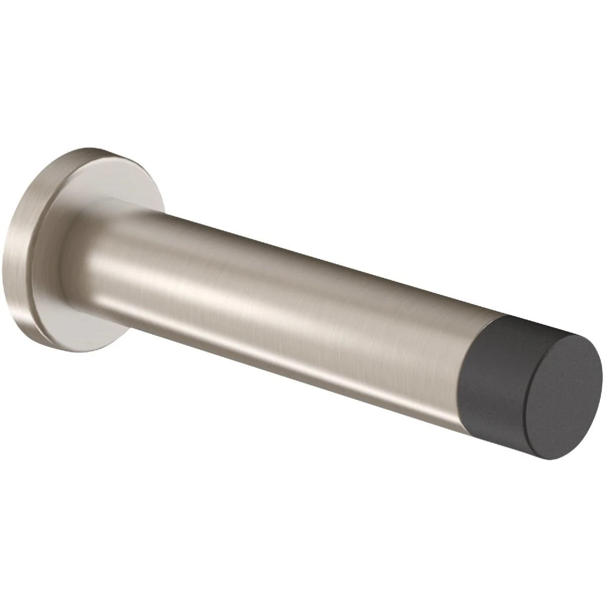 Cooper Satin Nickel Door Stop for Wall or Floor Mounting