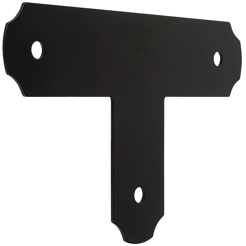 Black T Strap, 3 Inches by 13 and One Half Inches by 8 and One Quarter Inches