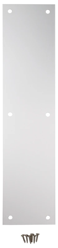 Satin Aluminum Push Plate 3.5 X 15 In. Model N270-504
