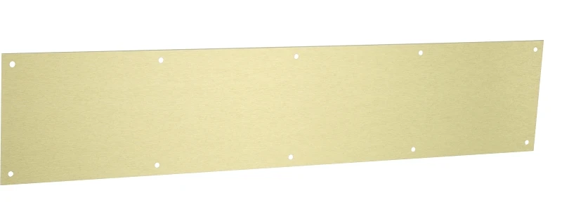 Door Kickplate Brushed Gold Finish 6 Inches by 30 Inches