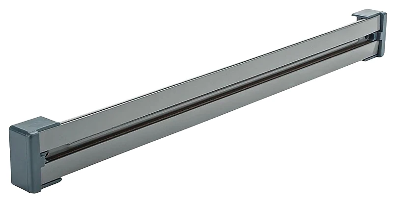 Gray Magnetic Organizing Rack, 18 Inch Length for Tool and Equipment Storage