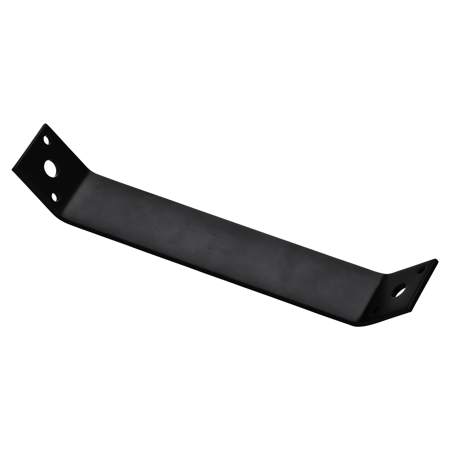 Black Steel Corner Brace, 9.3 Inches Length, Heavy Duty Support Bracket