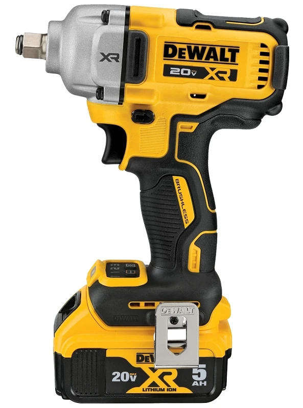 20-Volt MAX XR Cordless Mid-Range Impact Wrench Kit with Hog Ring Anvil 1/2 Inch and Two Batteries