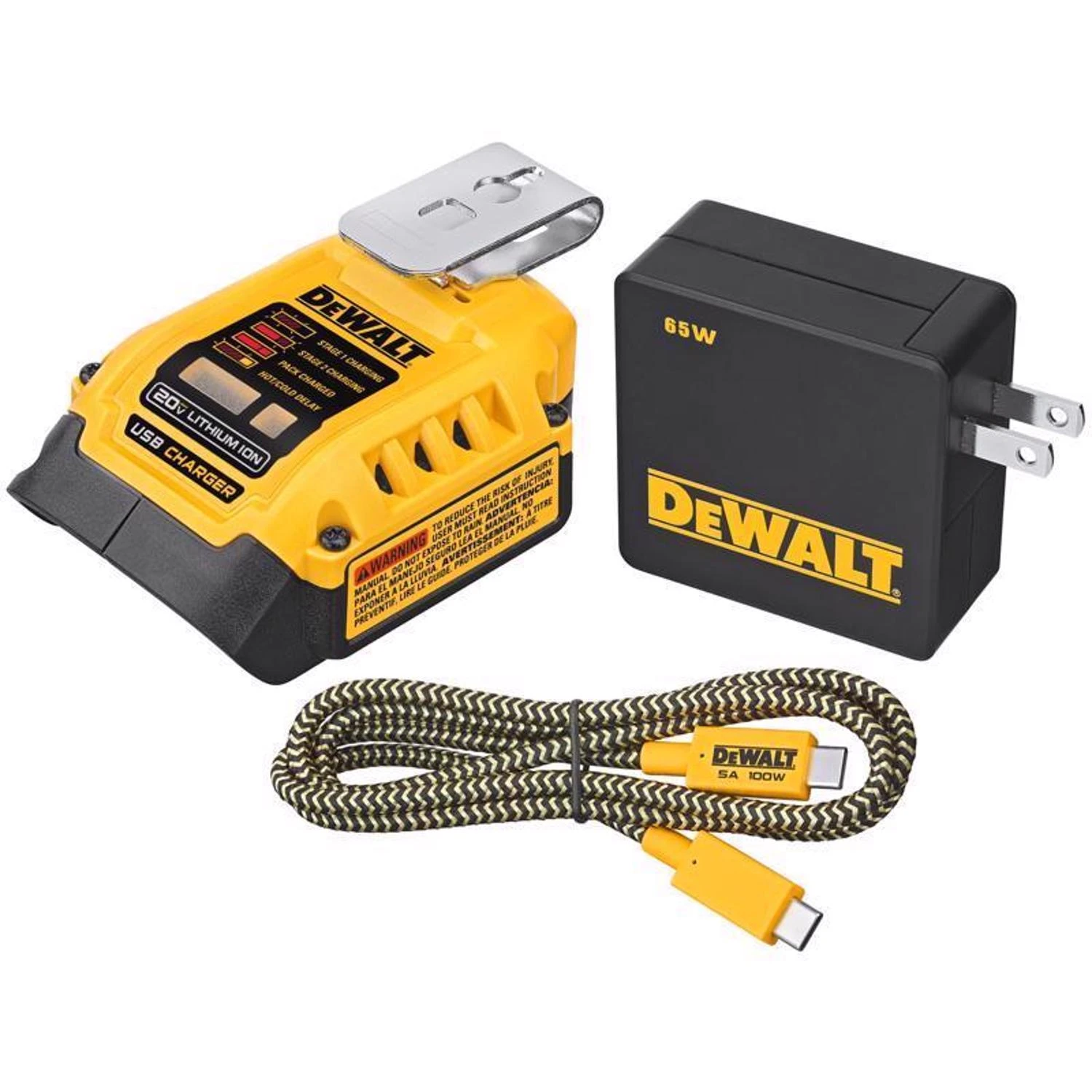 20v Max Dcb094 Lithium-ion Usb Charging Kit With 100w Power Delivery