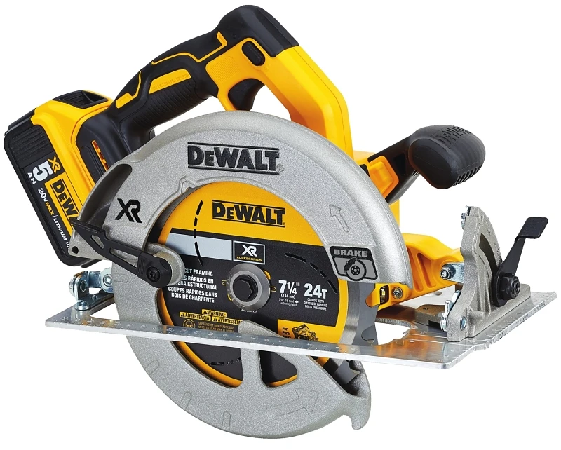 20v Max Xr 7-1/4 In. Cordless Brushless Circular Saw Kit With Battery & Charger