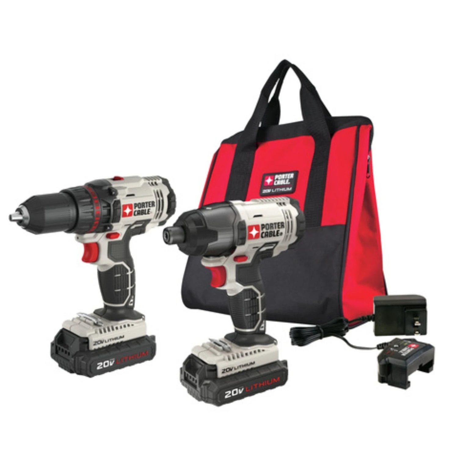 20v Cordless Brushed 2 Tool Drill/driver And Impact Driver Kit Pcck604l2