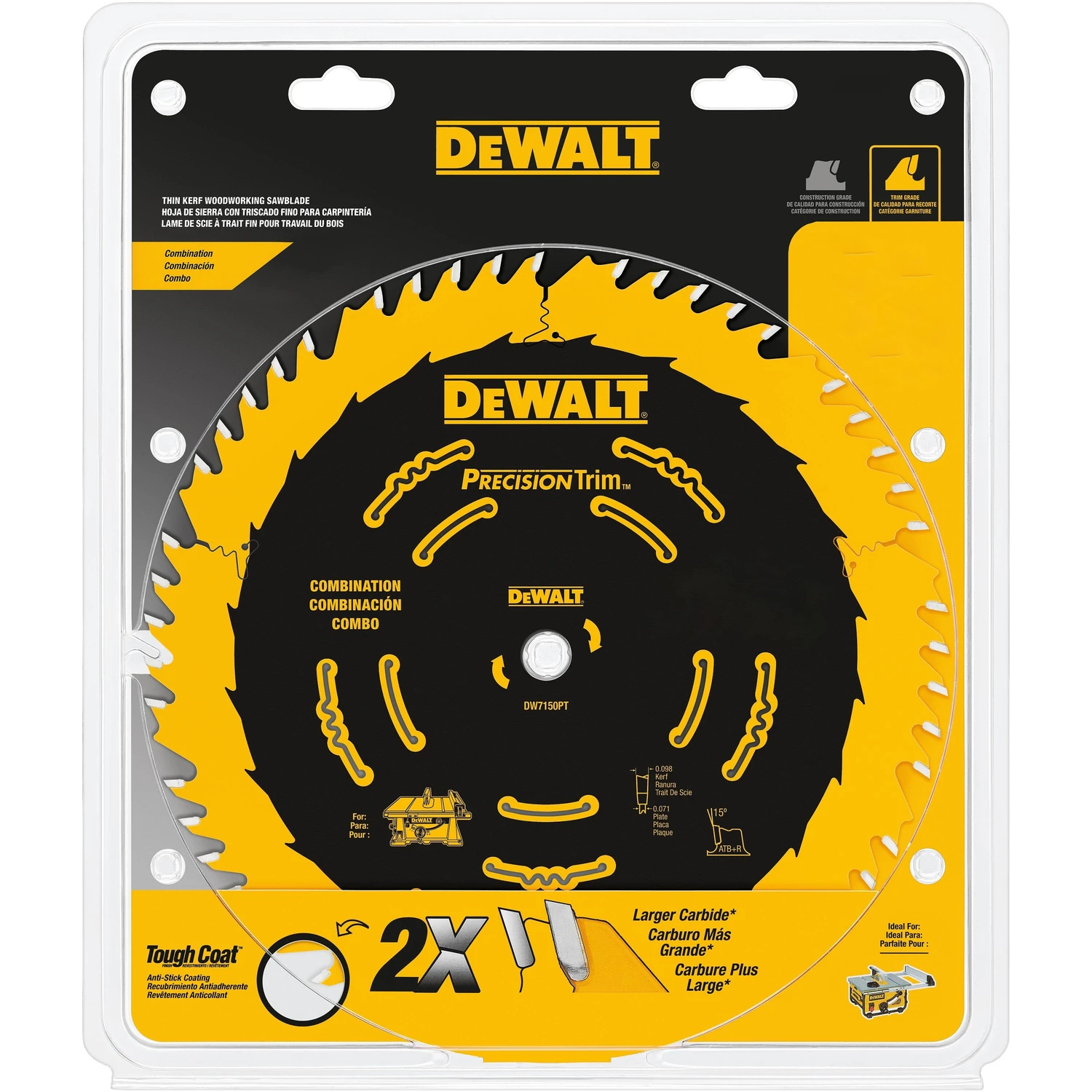 Miter Circular Saw Blade, 40-Tooth x 7-1/4 In.