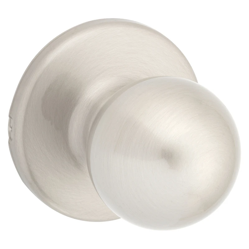 Polo Satin Nickel Passage Door Knob, Model 200p 15 Cp V1, Grade 3