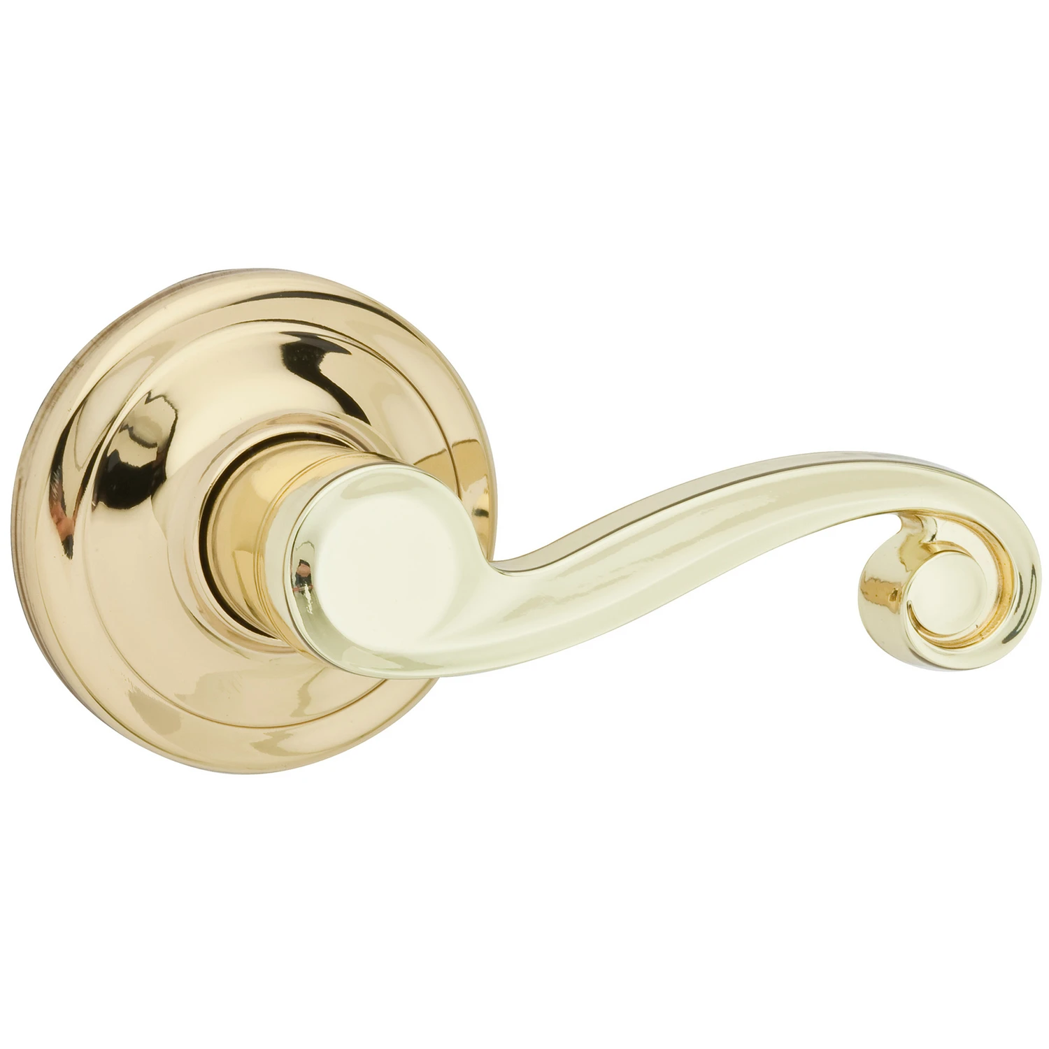 Signature Series Polished Brass Lido Passage Door Lever 720ll 3 Cp