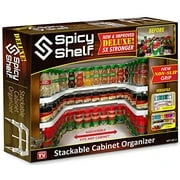 2-Pc. Stackable Spice Shelf Cabinet Organizer