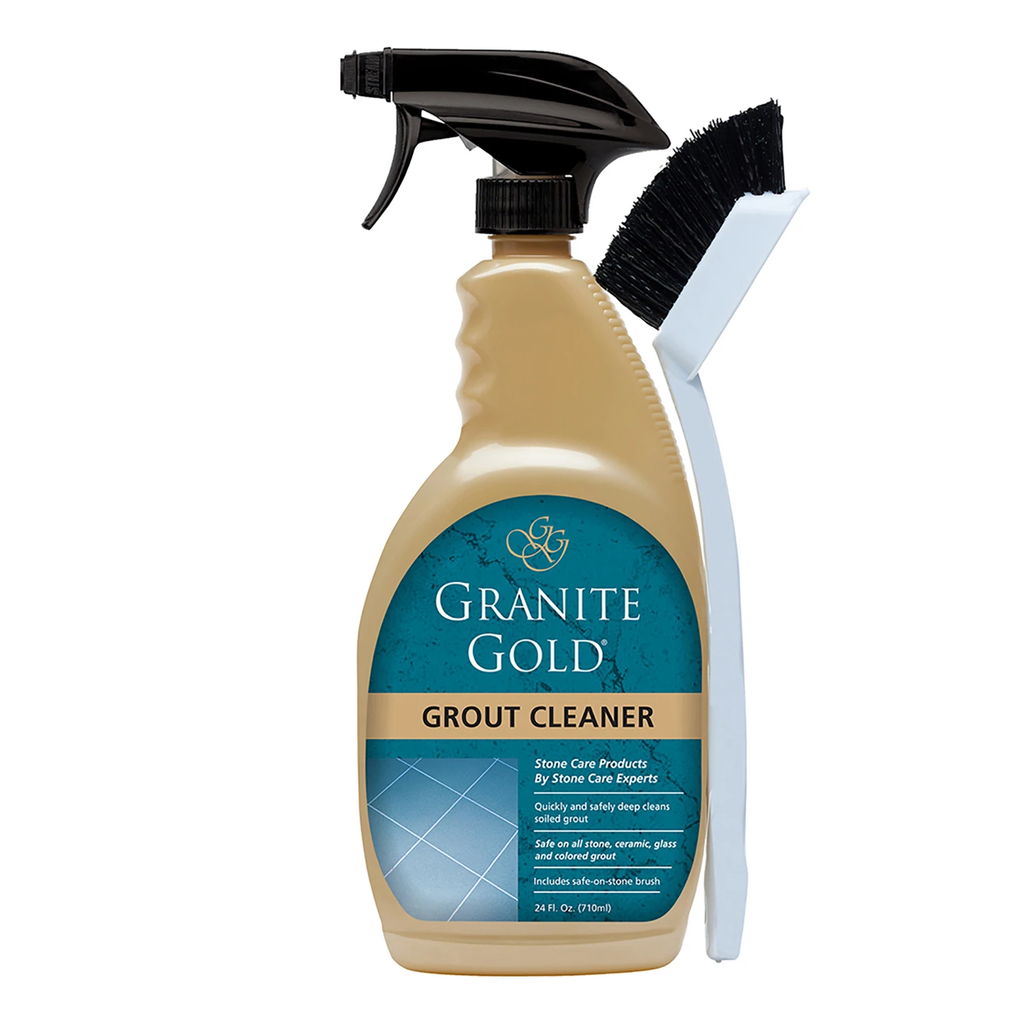 24 Oz. Grout Cleaner With Brush - Safe For All Surfaces