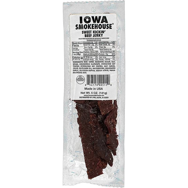Beef Jerky, Sweet Kicking, 5-oz.