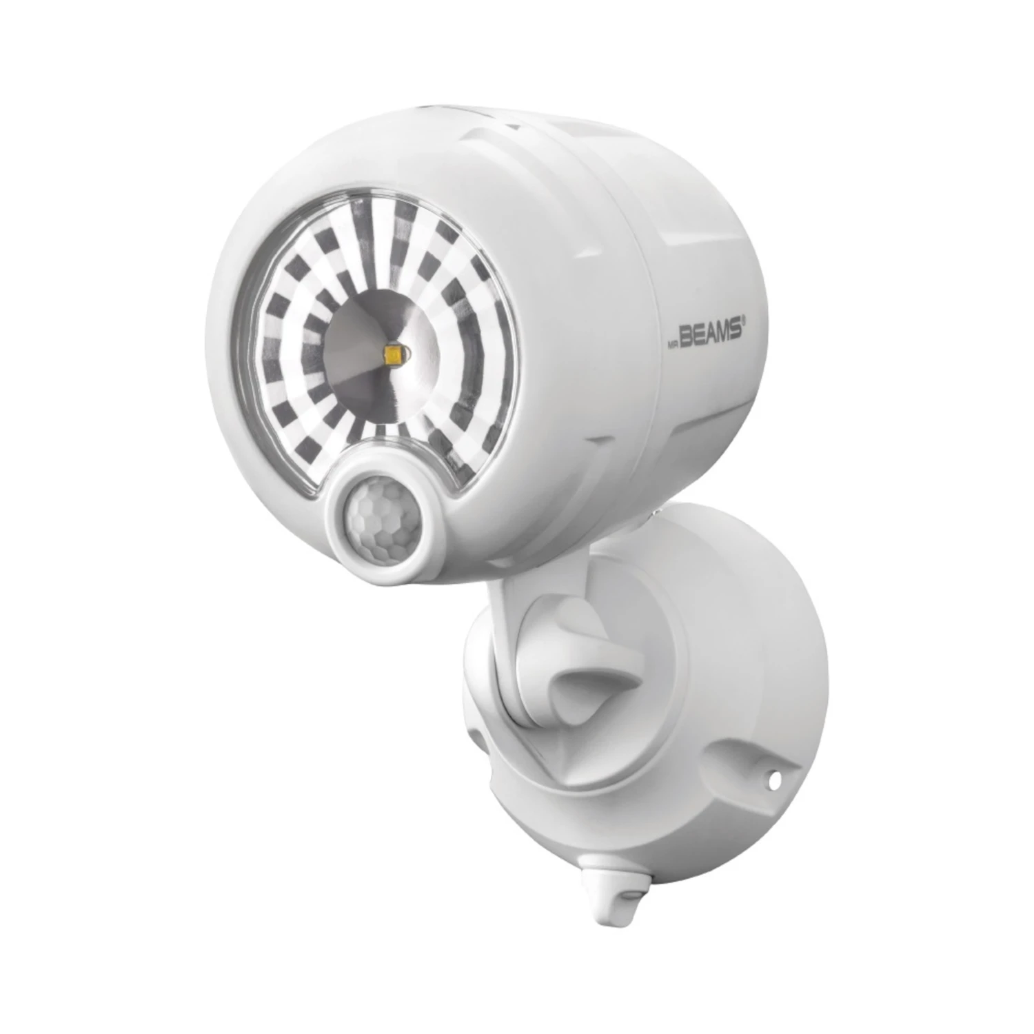 200-lumen White Motion Sensing Outdoor Battery Operated Led Spotlight