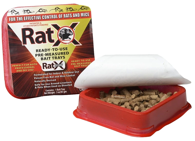 Ready-to-Use Rat Killing Bait Trays, 2-Pk.