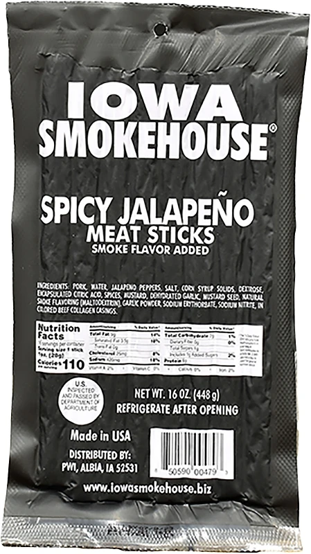 Meat Sticks, Spicy Jalapeno, 16-oz.